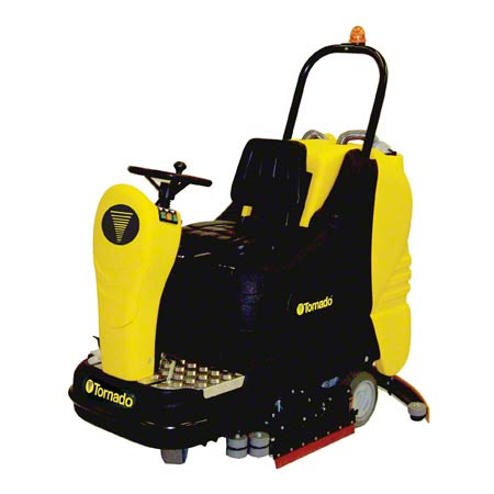 BD 33/30, RIDE-ON DISC AUTO SCRUBBER (W/36 V WET-ACID BATTERIES)