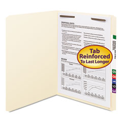 Top-Tab Folder, 1 Fastener/Pos 1, Letter, 50/BX, MA
