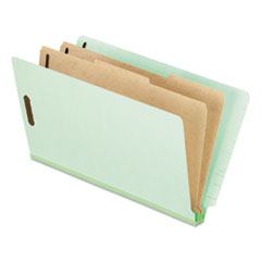 Classification Folders, 2 Dividers, Legal, 10/BX, LGN