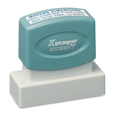 Business Address Stamp, Large, Impression 9/16"x2"