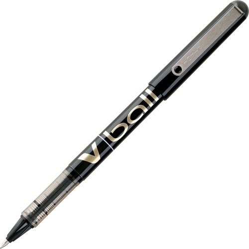 V-Ball Liquid Ink Roller Pen, Fine, Black Barrel/Ink