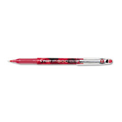 Gel Rollerball Pen, Extra-Fine Point, Red Ink/Barrel