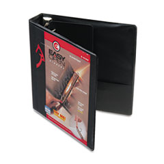 Slant D-Ring Binder,w/Sheet Lifter,1-1/2" Cap,11"x8-1/2",BK