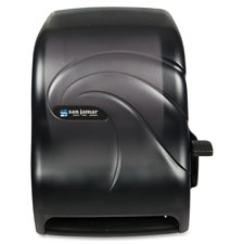 Roll Towel Lever Dispenser, 16.5"x12.94"x9.25", Black