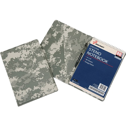Steno Pad Holder, 6-1/2"x9-1/2", Camouflage