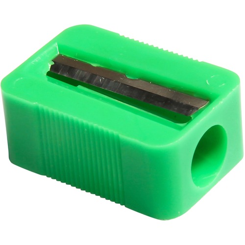 Single Sharpener,w/ Steel Blade,Plastic,1-1/8" L,Assorted