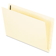End Tab File Folder, 2 Fasteners, Legal, Manila