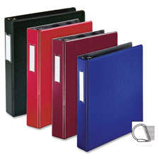 BINDER, DRING, LBLHLD, 1.5", BK