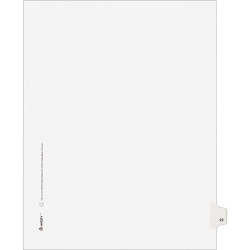 INDEX,SD,LTR,WHT,23,25/PK