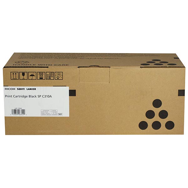 Genuine OEM Ricoh 406344 (Type SPC310A) Black Toner (2500 page yield)